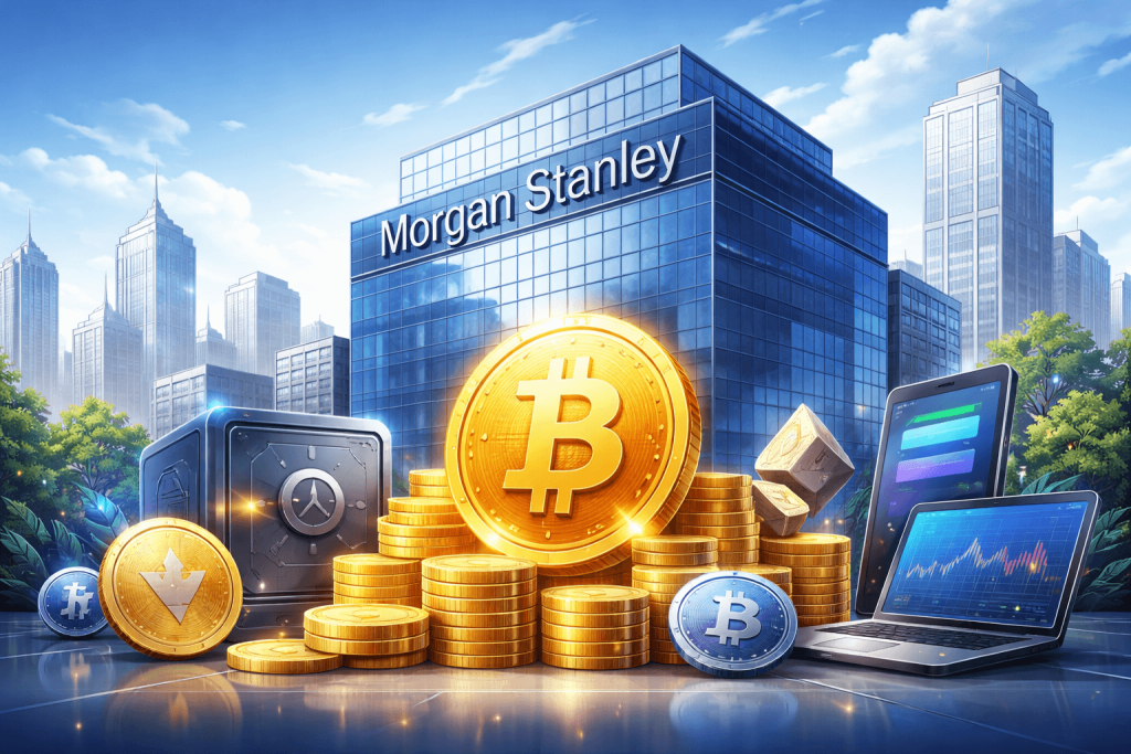 Morgan Stanley tiếp tục đẩy mạnh chiến lược crypto缩略图 Morgan Stanley tiếp tục đẩy mạnh chiến lược crypto