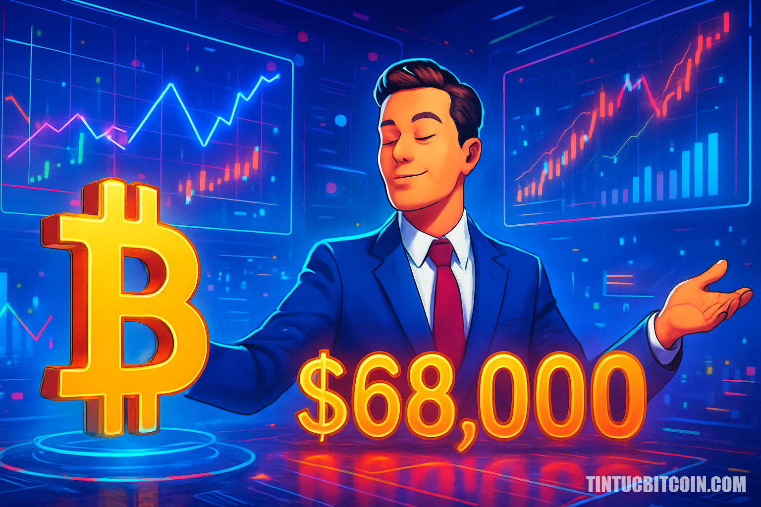Nhà đầu tư dài hạn phớt lờ Bitcoin chững 68.000 USD