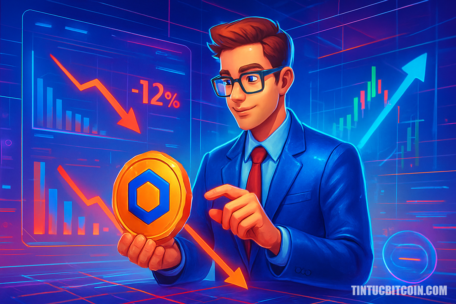 Nhà đầu tư mua vào khi LINK giảm 12%?