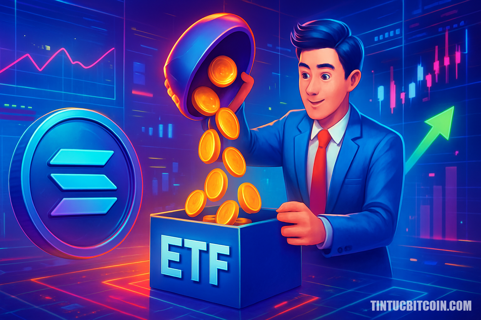 Nhà đầu tư vẫn rót tiền vào ETF Solana dù giá SOL đi ngang