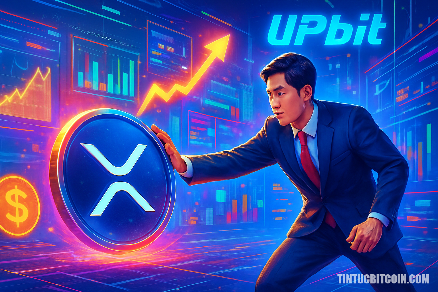 Nhà giao dịch Hàn Quốc đẩy XRP lên 1 nghìn tỷ USD trên Upbit?