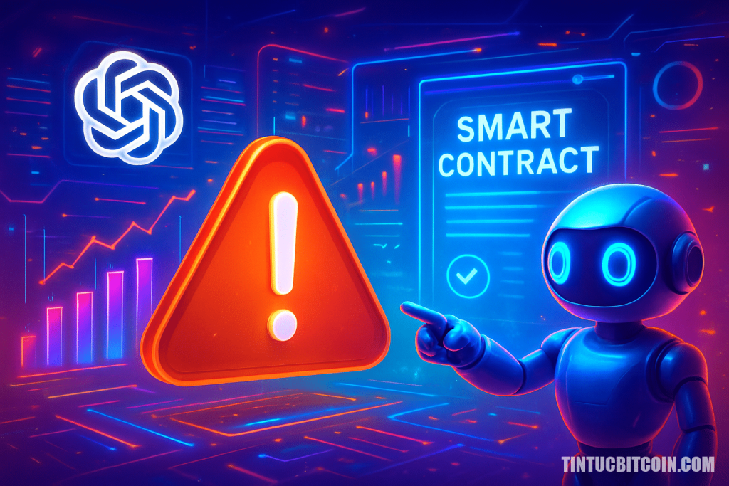 OpenAI cảnh báo rủi ro khi dùng AI trong hợp đồng thông minh缩略图 OpenAI cảnh báo rủi ro khi dùng AI trong hợp đồng thông minh