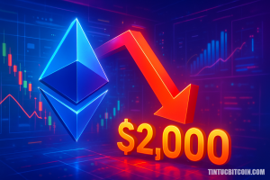 Phân kỳ khiến ETH đối mặt rủi ro mất mốc 2.000 USD