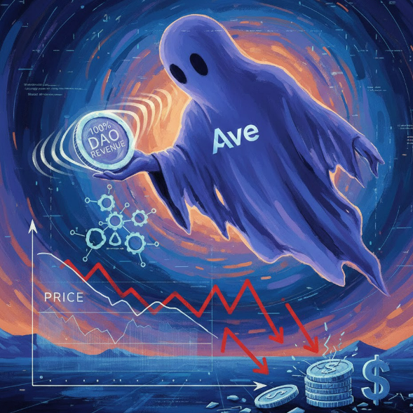 Aave đề xuất mô hình doanh thu 100% từ DAO nhưng giá vẫn chịu áp lực