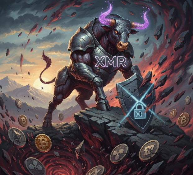 Phe bò XMR thể hiện sức mạnh kiên cường khi các đồng coin hàng đầu đối mặt với áp lực bán