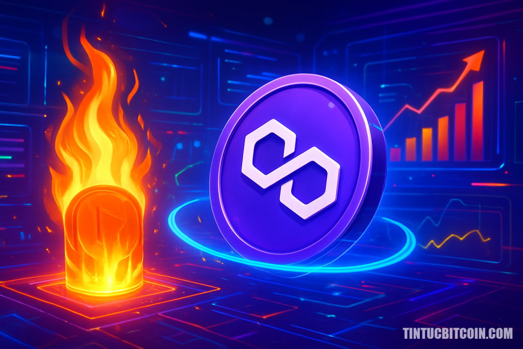 Polygon đốt token tăng tốc, giá POL vẫn đi ngang