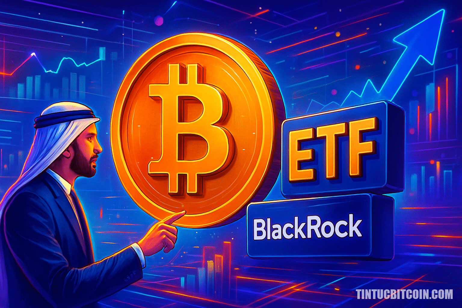 Quỹ Abu Dhabi mua đáy 1 tỷ USD ETF Bitcoin của BlackRock