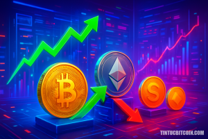 Thị trường crypto: các đồng tăng mạnh và giảm sâu trong tuần