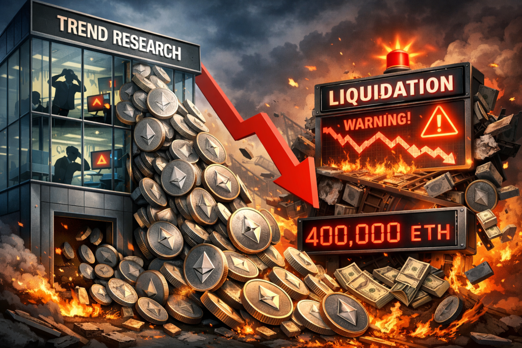 Trend Research bán tháo hơn 400.000 ETH khi rủi ro thanh lý gia tăng缩略图 Trend Research bán tháo hơn 400.000 ETH khi rủi ro thanh lý gia tăng