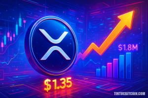 XRP giữ 1,35 USD khi ETF hút 1,8 triệu USD: Sắp đảo chiều?