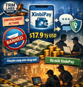 Xinbi vẫn hoạt động sau trấn áp, khối lượng giao dịch đạt 17,9 tỷ USD