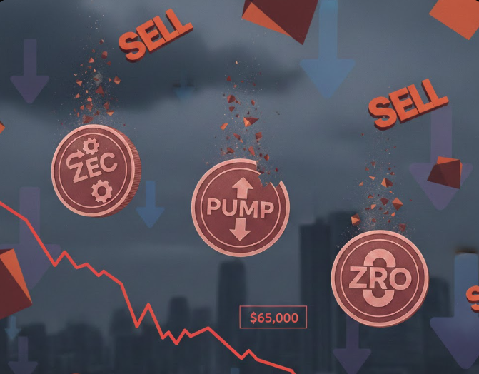 3 altcoin này đang bị chốt lời mạnh khi BTC giảm xuống dưới $65.000