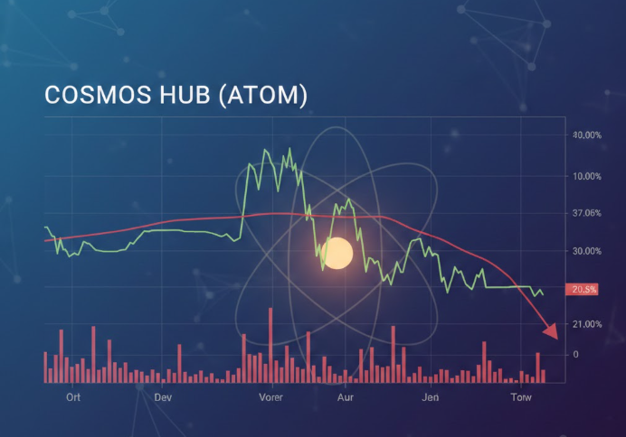 Cosmos Hub (ATOM) bật tăng nhẹ, nhưng áp lực giảm giá còn hiện hữu