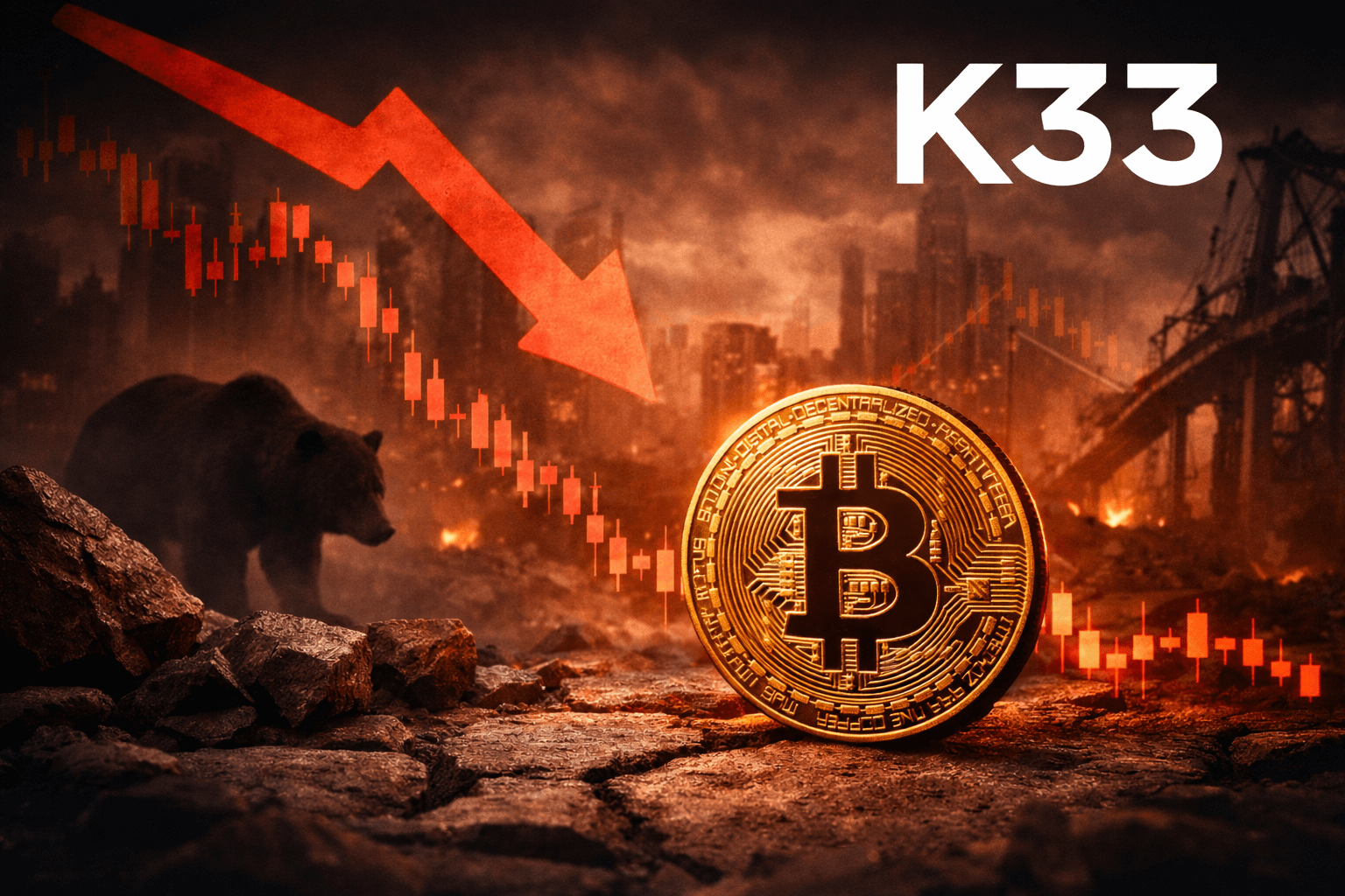 Bitcoin tiến gần “vùng cuối thị trường gấu” khi tín hiệu chu kỳ lặp lại đáy năm 2022, theo K33