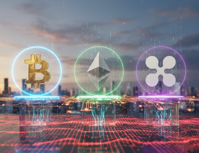 Dự đoán giá TOP 3 tiền điện tử: BTC, ETH và XRP ổn định trong các phạm vi quan trọng khi áp lực bán giảm bớt