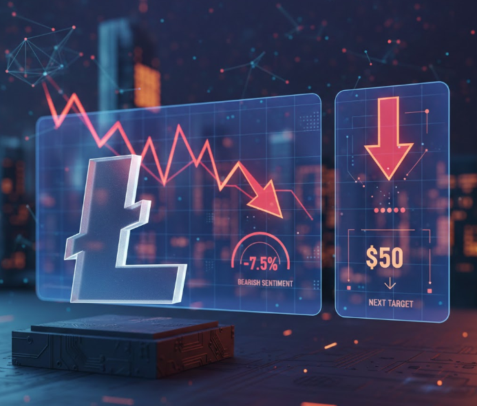 Áp lực giảm giá bao trùm Litecoin, mốc $50 dần lộ diện