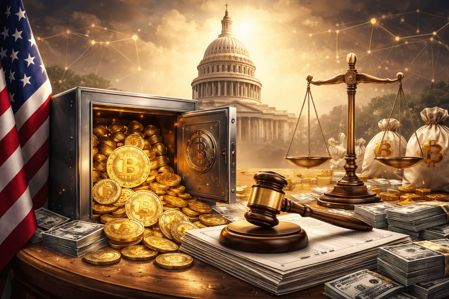 Dự trữ Bitcoin Mỹ có thể mất 30% vì phán quyết vụ Bitfinex