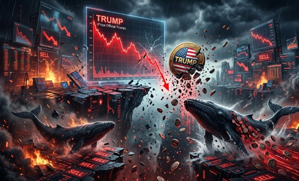 Official Trump (TRUMP) lao dốc trước tín hiệu tiêu cực từ thị trường phái sinh và đợt bán ra của cá voi